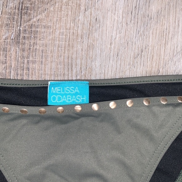 Melissa Odabash Olive Triangle bikini stud bottoms - Picture 3 of 7
